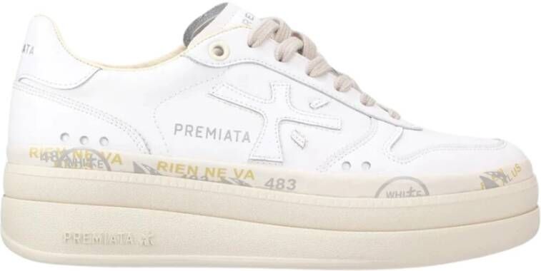 Premiata Rien Ne Va Pl Platform Sneakers Wo White - Foto 5
