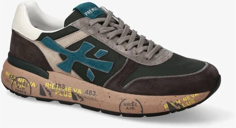 Premiata Stijlvolle Donkerbruine Sneakers voor Mannen