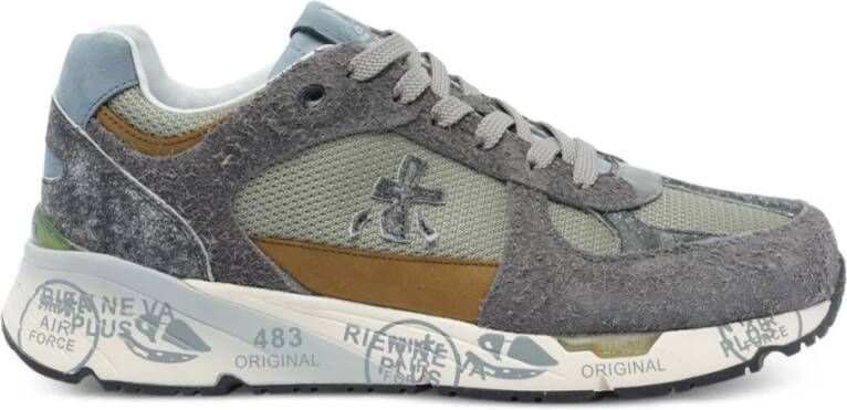 Premiata Stijlvolle groene sneakers voor mannen