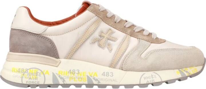 Premiata Witte Sneaker Lander met Uniek Design White Heren