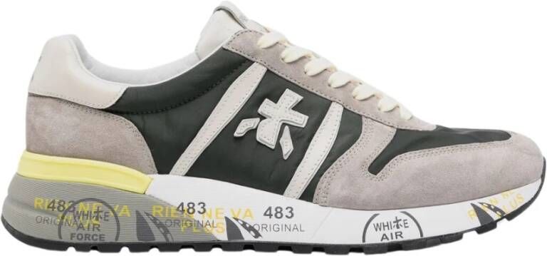 Premiata Stijlvolle Herensneakers Gray Heren