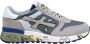 Premiata Stijlvolle Mick Canvas Nylon Sneakers in Grijze Contrasten Gray Heren - Thumbnail 36