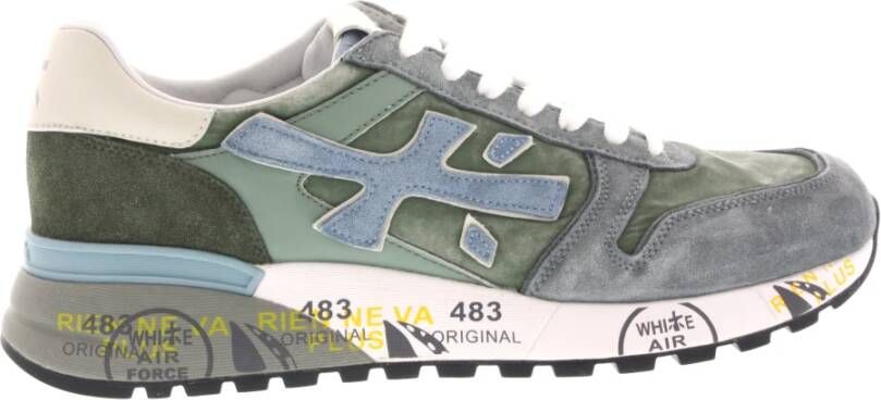 Premiata Suède Sneakers met Ergonomische Rubberen Zool Multicolor Heren