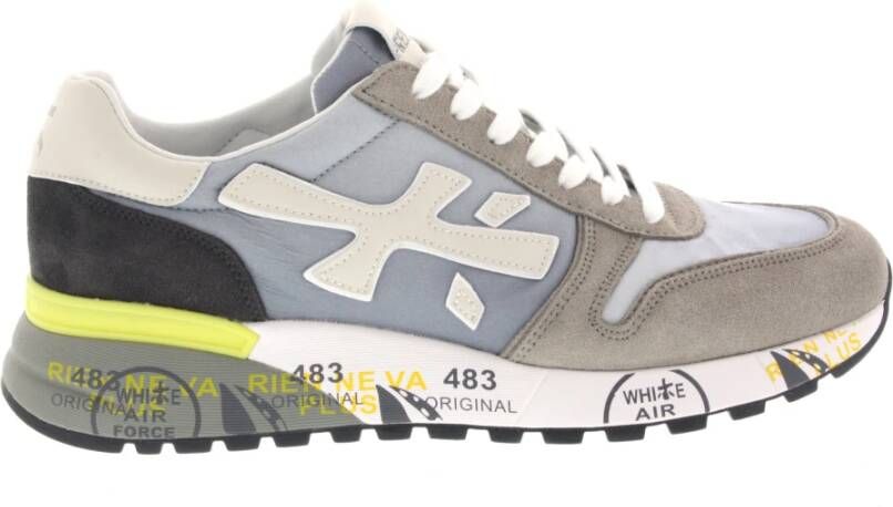 Premiata Grijze Mick Sneakers met Gekleurde Details Multicolor Heren - Foto 3