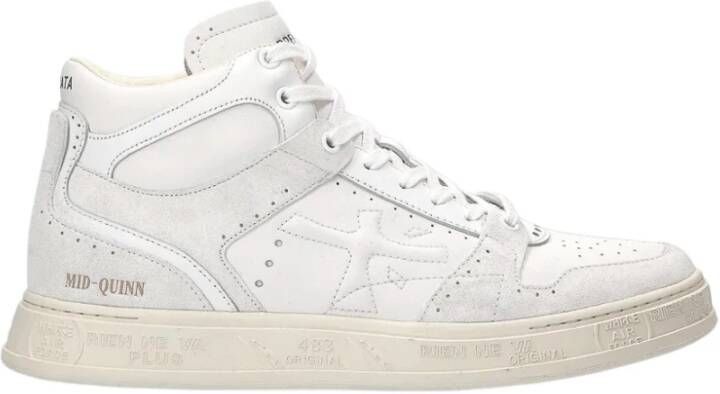 Premiata Stijlvolle Midquinn Sneakers voor Mannen White Heren