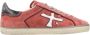 Premiata Rode Gewassen Steven Sneakers Exclusief Ontwerp Rood Heren - Thumbnail 7
