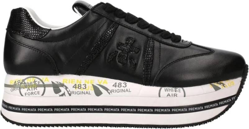 Premiata Stijlvolle Sneaker met 100% samenstelling Black Dames