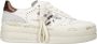 Premiata Witte Leren Sneakers Logo Zijkant Achterkant White Dames - Thumbnail 20