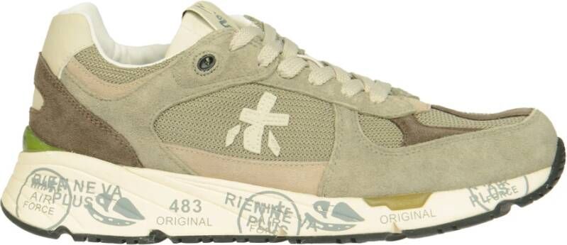 PREMIATA Lage Sneakers Heren Mase Maat: 42 Materiaal: Suède Kleur: Groen