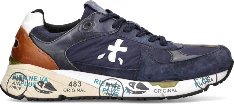 Premiata Stijlvolle Sneakers Blue Heren