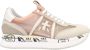 Premiata Conny 6245 Canvas en Suède Dames Sneakers Pink Dames - Thumbnail 3