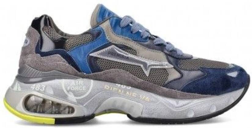 Premiata Stijlvolle sneakers voor heren Blue Heren