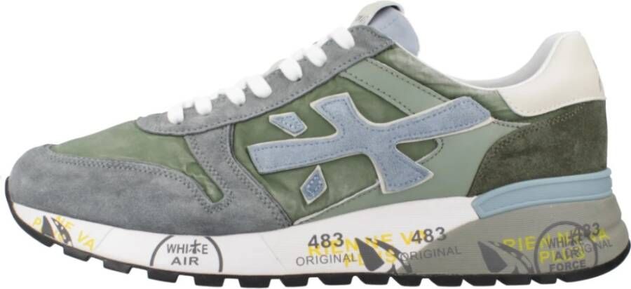 PREMIATA Lage Sneakers Heren Mick Maat: 44 Materiaal: Suède Kleur: Groen