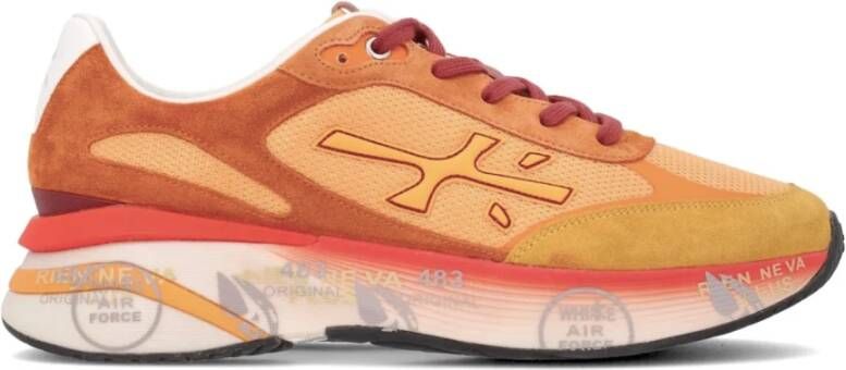 Premiata Suède en Stoffen Sneakers