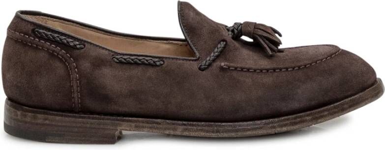 Premiata Suède Loafers met Moccasin Stitching