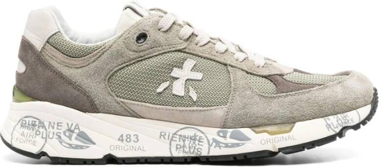 PREMIATA Lage Sneakers Heren Mase Maat: 42 Materiaal: Suède Kleur: Groen - Foto 1