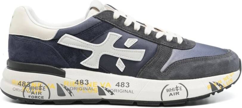 Premiata Suède sneakers met leren voering