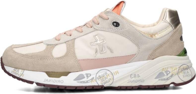 Premiata Taupe Lage Dames Sneakers Multicolor Dames