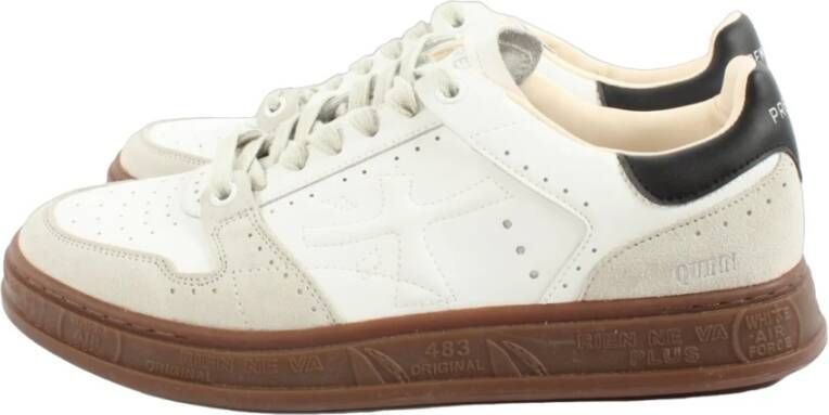 Premiata Tijdloze witte sneakers voor heren