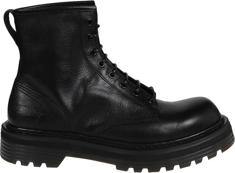 Premiata Veterschoenen Enkellaarsjes Volanato Black Heren