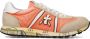 Premiata Vintage Edition Oranje Nylon Leren Sneaker Multicolor Heren - Thumbnail 1