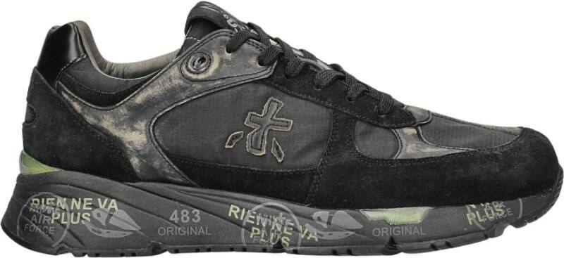 Premiata Vintage Mase sneakers met levendige details Black Heren