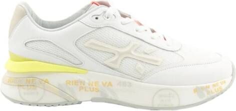 Premiata Witte Ergonomische Veterschoenen White Heren