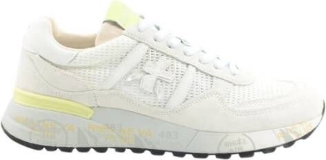 Premiata Witte Ergonomische Veterschoenen White Heren