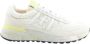 Premiata Witte Landeck Sneakers met Gele Accenten White Heren - Thumbnail 12