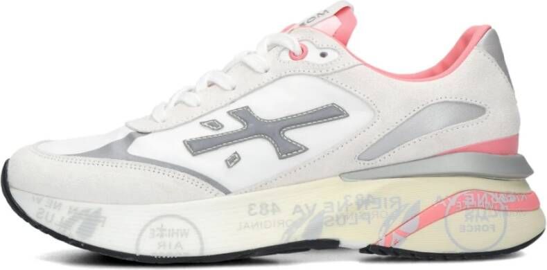 Premiata Witte Lage Dames Sneakers Moerun-d