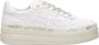 Premiata Witte Leren Platform Sneakers White Dames - Thumbnail 1