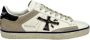 Premiata Witte leren sneaker Steven blauw Multicolor Heren - Thumbnail 1