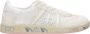 Premiata Witte Leren Sneakers Mesh Ronde Neus - Thumbnail 1