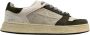 Premiata Witte leren sneakers met groene accenten - Thumbnail 1