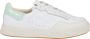 Premiata Witte leren sneakers met lila accenten Green Dames - Thumbnail 1
