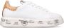 Premiata Witte leren sneakers met logozool White Dames - Thumbnail 1