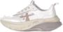 Premiata Witte leren sneakers met zijlogo - Thumbnail 1