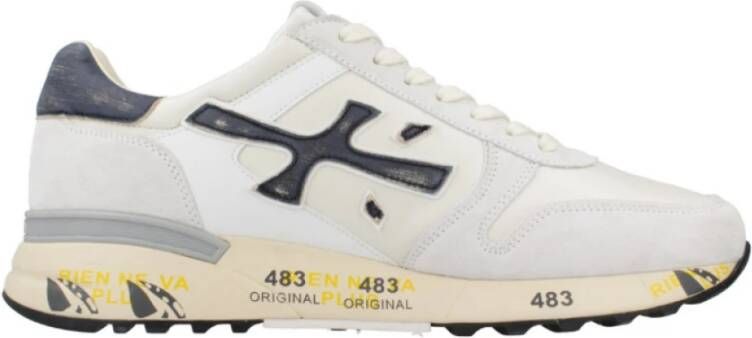 Premiata Platte schoenen van suède en leer Multicolor Heren