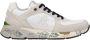 Premiata Witte Suède Sneakers met Nylon Inzetstukken - Thumbnail 5