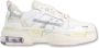 Premiata Witte sneaker met contrasterende details Multicolor Dames - Thumbnail 1