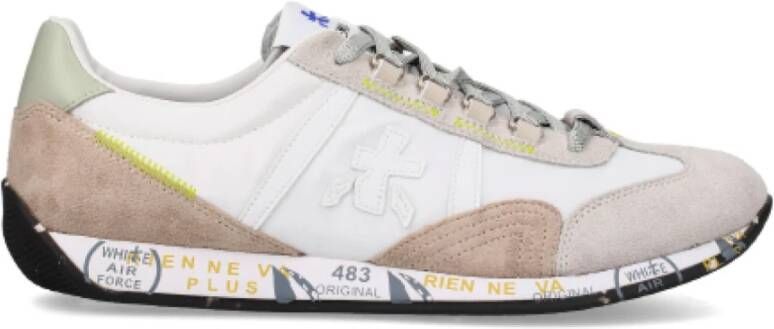 Premiata Witte Sneakers Jackyx Stijl