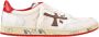 Premiata Clay6777 Wit Logo Contrast Bruin Sneakers White Heren - Thumbnail 11