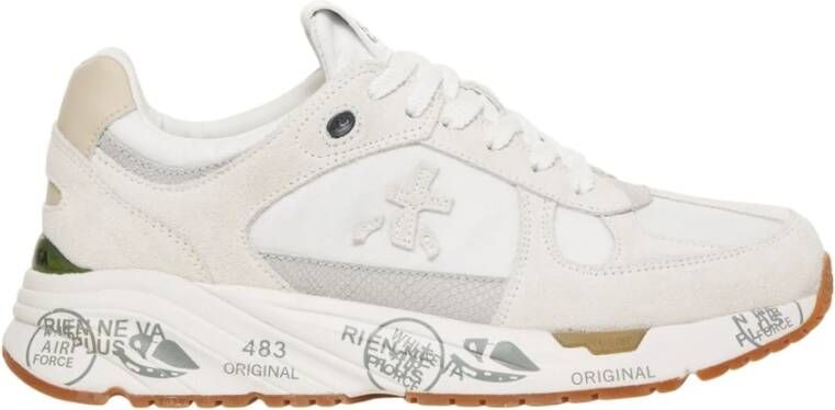 PREMIATA Lage Sneakers Dames Mase-d Suède Wit