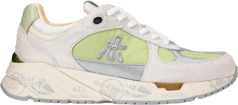 Premiata Mase Women White Green Lage sneakers