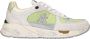 Premiata Mase Women White Green Lage sneakers - Thumbnail 1