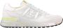 Premiata Witte Landeck Sneakers met Gele Accenten White Heren - Thumbnail 4