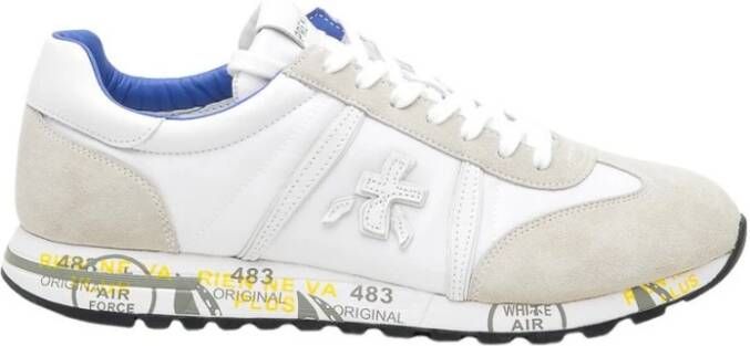 Premiata Witte Suède Sneakers Lucy
