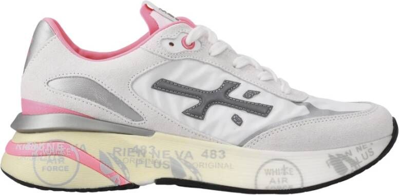 Premiata Witte Suède Sneakers voor Vrouwen