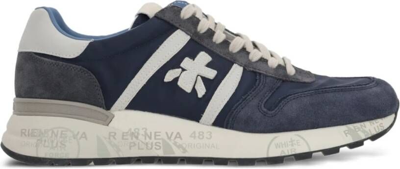 Premiata Zachte suède en nylon sneakers