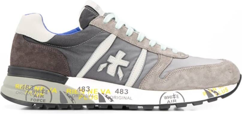 Premiata Zachte suède en nylon sneakers